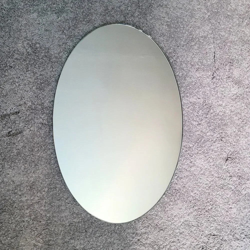 LAST ONE Oval Wall Mirror with Hardware 18